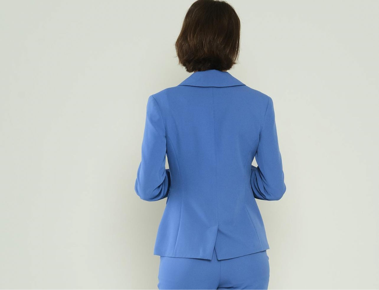 Women Blazer Casual Peak Lapel